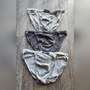 U.S. Polo Assn. Men's Gray Briefs Trio